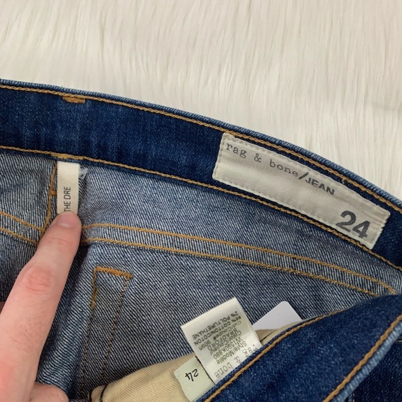 Rag & Bone Slim Boyfriend Dre Denim Jeans - Picture 2 of 7